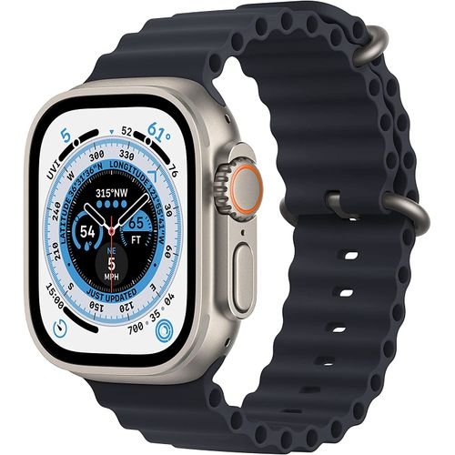 Apple Watch Series 8 Ultra 49mm Smart Watch | Rugged Titanium Case | Extra-Long Battery Life | Brighter Retina Display | Extra Bands | Generic