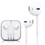 Apple iOS Earphones | Wired Stereo Earbuds with Built-in Microphone & Remote | Lightning Connector | Authentic Apple Design