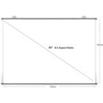BenQ 86" 4:3 HD Manual Projector Screen (150 x 150 cm) | Indoor & Outdoor High Definition Display | Portable Projection Solution Kenya - Image 2