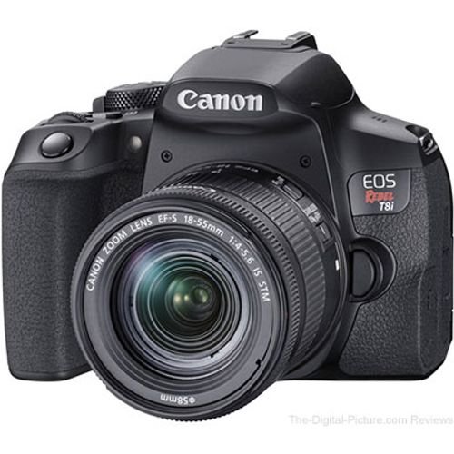 Canon EOS 850D (Rebel T8i) DSLR Camera Body w/Canon EF-S 18-55mm Lens | 24.1MP | DIGIC 8 | 4K Video | Wi-Fi & Bluetooth | Kenya Authorized