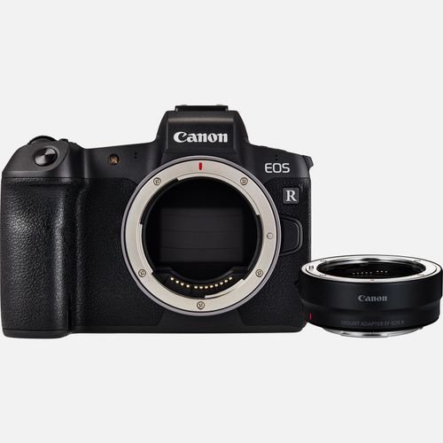 Canon EOS R Mirrorless Camera Body with Mount Adapter EF-EOS R | Dual Pixel CMOS AF | 30.3MP | 8fps Burst | Wi-Fi & Bluetooth | Full-Frame Creativity