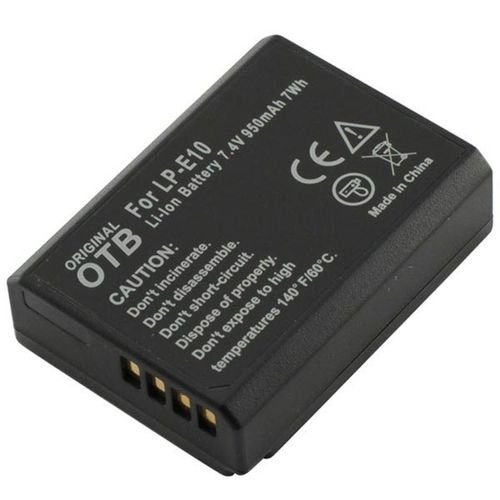 Canon LP-E10 Lithium-Ion Battery Pack | Compatible with Canon EOS Rebel T3, T5, T6, T7, EOS 2000D Cameras