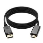 DisplayPort to HDMI 1.8m Cable | 4K UHD Video Output | High-Performance Display Cable | Plug & Play Adapter - Image 3
