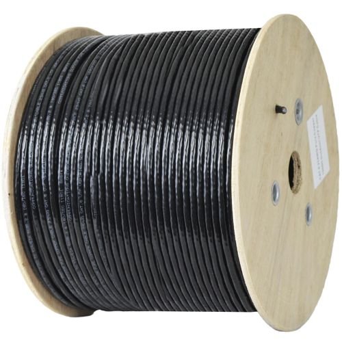Easenet Outdoor Pure Copper UTP Cat 6 305M Cable | High Performance Gigabit Network Cable | Weatherproof | 23AWG Solid Copper | Bulk Data Transmission | Outdoor Networking