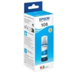 Epson 108 EcoTank Pigment Cyan Ink | High-Yield Pigment-Based Ink | Genuine Ink for Epson EcoTank Printers | Replace T09C220 - Image 2