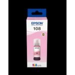 Epson 108 EcoTank Pigment Light Magenta Ink Bottle | High-Yield Refill | Genuine ET Series Compatible | Fade & Water Resistant - Image 2