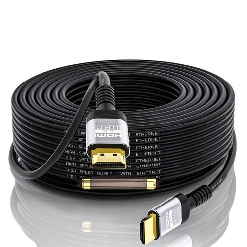 HDMI Cable 30m 4K Ultra HD | Long-Range High-Speed Connectivity | Premium Audio & Video Transmission | Durable Braided Design