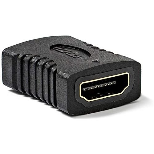 HDMI Female to Female Gold Plated Connector | High-Speed Coupler | Black | 4K UHD & Full HD Compatible