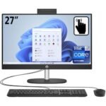 HP All-in-One 27-cr0155nh PC | 13th Gen Intel Core i7 | 8GB RAM | 512GB SSD | 27" FHD Touch IPS Display | Iris Xᵉ Graphics | HP 125 Wired Keyboard & Mouse | 1 Year Warranty - Image 2
