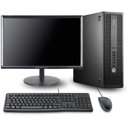 HP Elitedesk 800 G2 SFF 6th Gen i5-6500 3.2GHz 8GB DDR4 RAM 500GB HDD DVD-RW FreeDOS CPU Only + Keyboard & Mouse + 22" LG Ex UK Monitor | Reliable Business Desktop Kenya