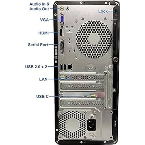 HP Pro Tower 290 G9 Desktop PC Bundle | Intel Core i5-12400 | 8GB DDR4 | 1TB HDD | Intel UHD Graphics 730 | Keyboard & Mouse Included | CPU Only