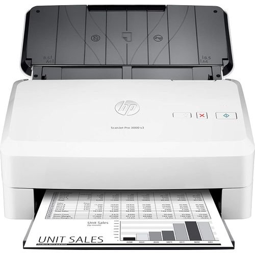 HP ScanJet Pro 3000 s3 Sheet-Feed Duplex Scanner | High-Speed Document Scanning | Reliable Double-Sided Scans | USB 3.0 Connectivity