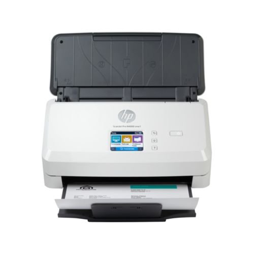 HP ScanJet Pro N4000 snw1 Sheet-feed Scanner (6FW08A) | High-Speed Duplex Scanning | Wireless & USB Connectivity | Professional Document Management
