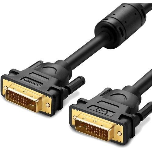 High Speed HDTV DVI-D (24+1) Male to DVI-D Male Cable | Gold Plated | 5.0 Meters | 1080p Full HD | Premium Video Transmission