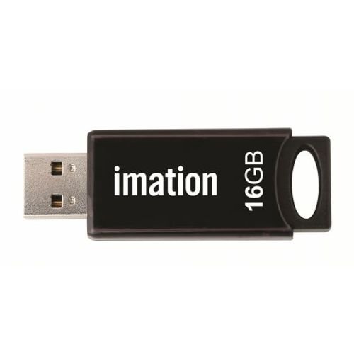 Imation 16GB Sledge Flash Drive | Ultra-Portable USB 2.0 Storage | Durable Sliding Design | Plug-and-Play Simplicity