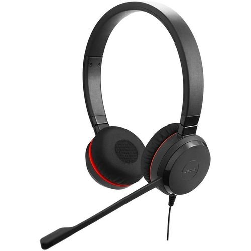 Jabra Evolve 30 II MS Stereo USB-A Headset | Professional Call Center & UC Communications | Plug-and-Play USB Connectivity | Microsoft Certified