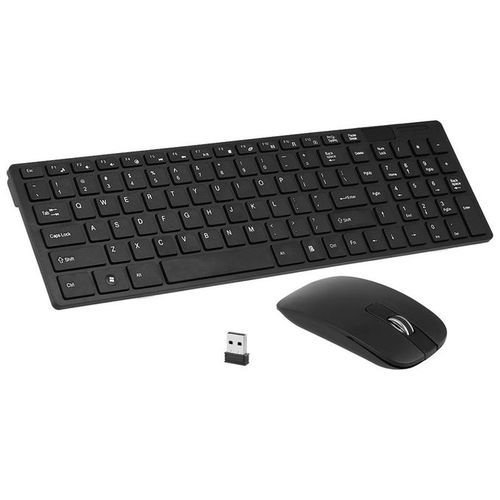 K-06 Full Wireless Mouse and Keyboard Combo | 2.4GHz Connectivity | Ergonomic Design | Plug & Play | Silent Typing | Long Battery Life