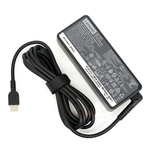 Lenovo 20V 3.25A 65W USB Type C AC Power Adapter Charger | Original Laptop Adapter for Thinkpad X1 Carbon, Yoga5, X270, X280, T580, P51s, P52s, E480, E470