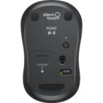 Logitech M240 Silent Wireless Mouse (Graphite) | Ultra-Quiet Clicking | Reliable Wireless Connectivity | Ergonomic Ambidextrous Design - Image 3