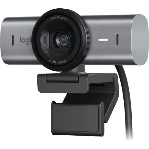 Logitech MX Brio Ultra HD 4K Streaming Webcam | AI-Powered Image Enhancement | Windows, macOS Compatible | Premium Camera for Streaming & Video Conferencing