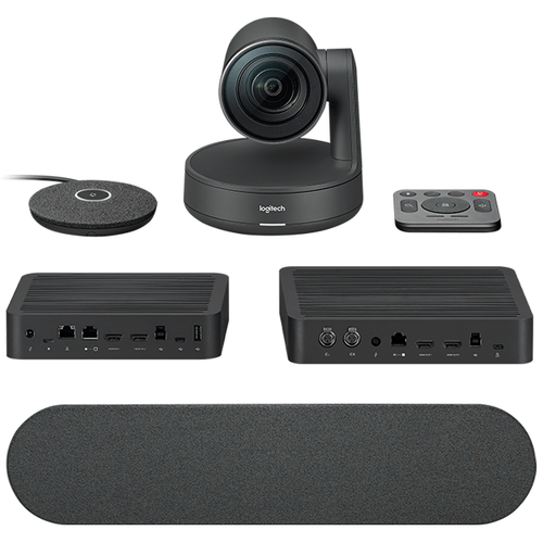 Logitech Rally Ultra HD Conference Cam | USB Plug-and-Play | Dual Speakers | 4K PTZ Camera | Black