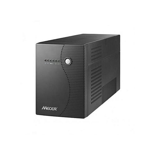 MECER 1KVA (1000VA) Line Interactive UPS Black | Reliable Power Backup | AVR | Surge Protection | Silent Operation