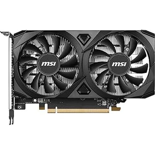 MSI GeForce RTX 3050 VENTUS 2X 6G OC 6GB GDDR6X PCI-Express Graphics Card | Next-Gen Gaming Performance | Dual Fan Thermal Design | Ray Tracing & DLSS Support