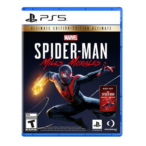 Marvel’s Spider-Man: Miles Morales Ultimate Edition – PlayStation 5 | Next-Gen Action Adventure | Remastered Spider-Man Included | Ultra-Fast Loading | 4K HDR Graphics | DualSense Features