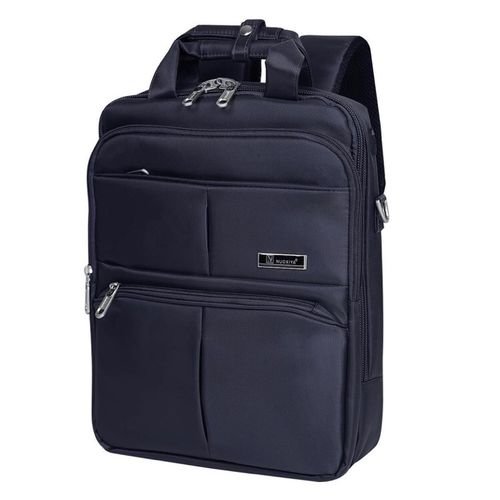 Nuoxiya Padded Hybrid Laptop Backpack/Side Bag - Black | Sleek Professional Laptop Carry Case | Versatile Convertible Design | Travel & Work Ready