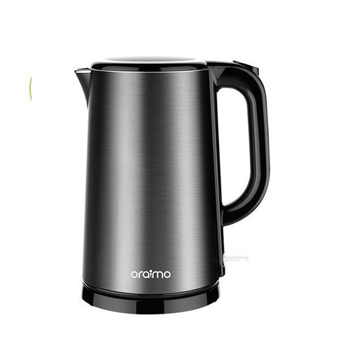 Oraimo OH-K20 Stainless Steel Electric Smart Kettle – 1.7 Litres | Fast Boil | LED Indicator | Auto Shut-Off | 360° Rotational Base