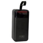 PIXOR 40,000mAh Power Bank (148Wh, 22.5W) | 3 Built-in Cables (USB-C, Lightning, Micro USB) | 4 Outputs | PixorPB-40225BK | Ultra High Capacity & Fast Charging - Image 3