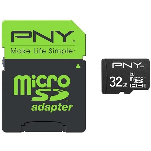 PNY 32GB Performance Micro SDXC Memory Card | Class 10 | Up to 50MB/s | Reliable Storage for Photos, Videos & Devices