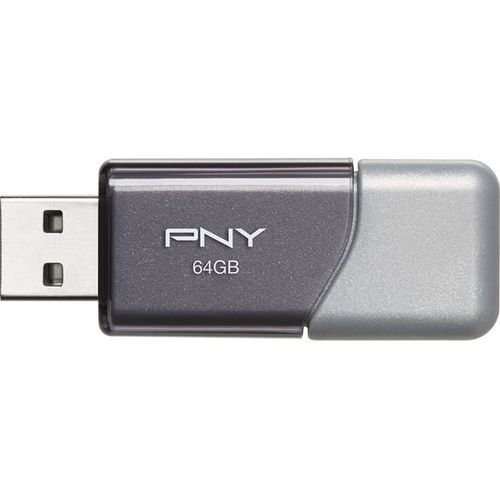 PNY USB 2.0 Flash Drive 64GB | Reliable Data Storage | Plug & Play | Durable Design