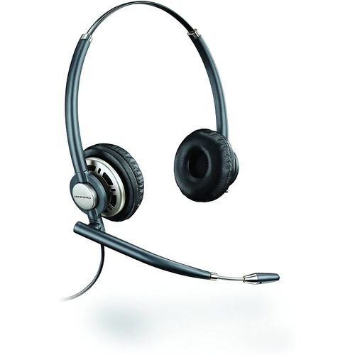 Plantronics EncorePro HW720 Customer Service Headset | Binaural | Precision Audio | Ultra Comfort | Noise Canceling Microphone