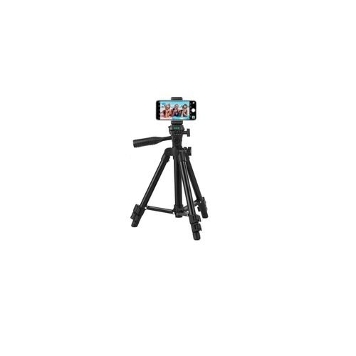 Polarduck Phone Tripod Stand Camera Mount 65cm (26 inch) | Lightweight Travel Tripod | 3-Way Panhead Quick Leverlock | TR-3110 with Phone Holder