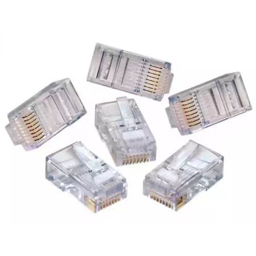 RJ45 CAT 5 Connector Network Cable Plug | Reliable Ethernet Connectivity | Tool-Free Termination | Gold-Plated Contacts