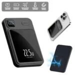 S-TEK Wireless Magnetic Portable Power Bank With Smart LED Display | Fast Charging | 10000mAh Capacity | Magnetic Wireless Charging | Multi-Device - Image 4