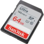 SanDisk Ultra 64GB SDXC Class 10 UHS-I Card | Up To 140MB/s Transfer Speed | High-Performance Memory Card for Cameras and Devices