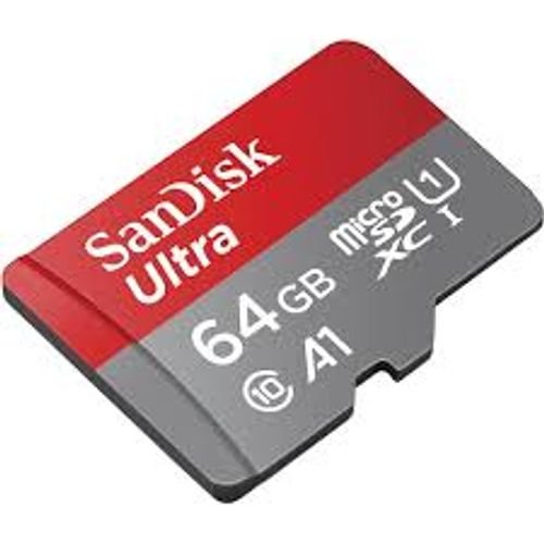 SanDisk Ultra 64GB microSDXC UHS-I Memory Card | High-Speed Mobile Storage | Full HD Video | A1 App Performance | Kenya