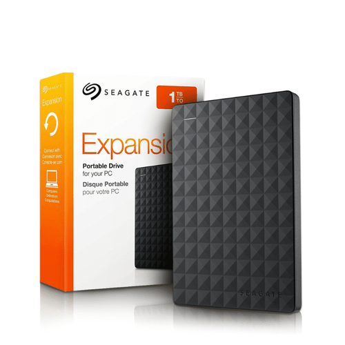 Seagate Expansion Portable External Hard Drive 1TB (1000GB) | USB 3.0 | Plug and Play Storage | Ultra-Compact Backup Solution