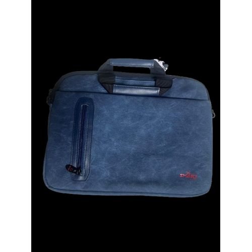 Smart Executive Laptop Side Bag | Waxed Canvas Messenger Bag | Stylish Professional Carry Case | Water-Resistant & Durable | Fits 15.6" Laptops
