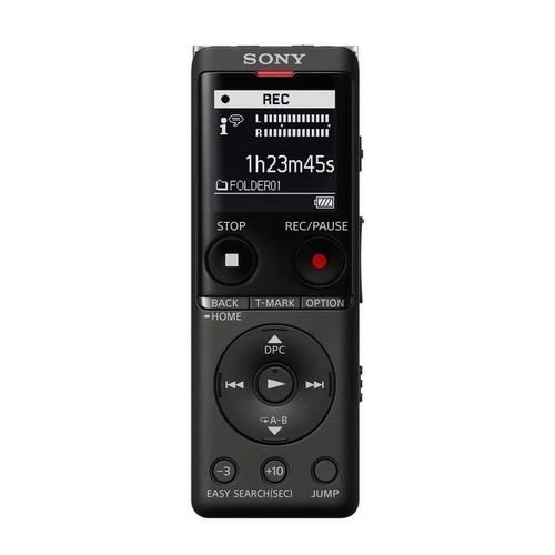Sony ICD-UX570F Digital Voice Recorder with Built-In USB | Clear Audio Recording | Portable & Lightweight | Expandable Storage | USB Direct Connection