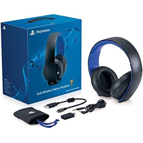 Sony PlayStation Gold Wireless Headset | 7.1 Virtual Surround Sound for PS4, PS5, & PlayStation VR | Wireless Gaming Headphones | Built-in Dual Microphones | Official Sony Accessory Kenya