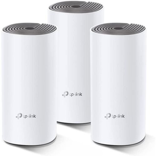 TP-Link Deco E4 AC1200 (3 Pack) Whole Home Mesh Wi Fi System | Mesh Networking | Seamless Roaming | Parental Controls | Dual Band Coverage