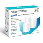 TP-Link Deco X50 AX3000 Whole Home Mesh WiFi 6 System (3 Pack) | Seamless WiFi Coverage | Gigabit Speeds | AI-Driven Mesh | HomeShield Security | TL-DECO X50-3