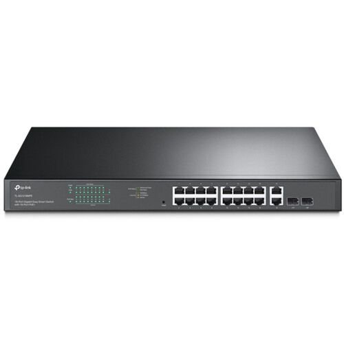 TP-Link JetStream 18-Port Gigabit Smart Switch | 16-Port PoE+ | 2 SFP Slots | TL-SG2218P | Managed Business Networking