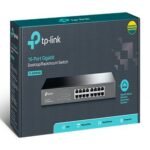 TP-Link TL-SG1016D 16-Port Gigabit Rackmount Network Switch | High-Performance 10/100/1000Mbps | Plug and Play, Energy Efficient, Fanless - Image 2
