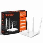 Tenda F3 N300 300Mbps Wireless Router | High-Performance Wi-Fi Router | Easy Setup | 3 External Antennas | Ideal for Home & Small Office – Kenya