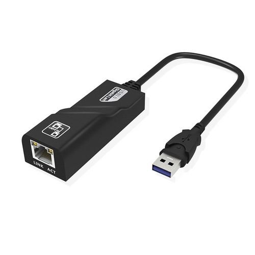 USB 3.0 Type-A to Gigabit Ethernet LAN Adapter | 10/100/1000 Mbps High-Speed Network | Plug and Play | Compatible with Windows, Mac, Linux