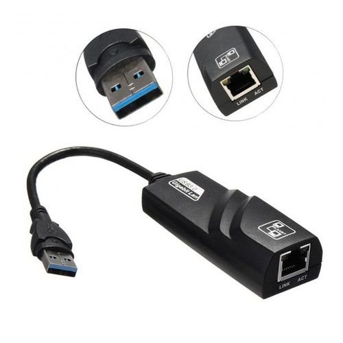 USB 3.0 to LAN Gigabit Ethernet Adapter 1000Mbps | Plug & Play Wired Network Connection | High-Speed USB Ethernet Dongle